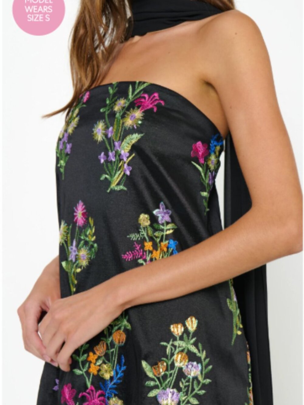 Show Me Your Mumu | Riley Maxi Dress | Ethereal Sequins | Black | XL - Picture 2 of 8